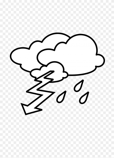 Молния раскраска