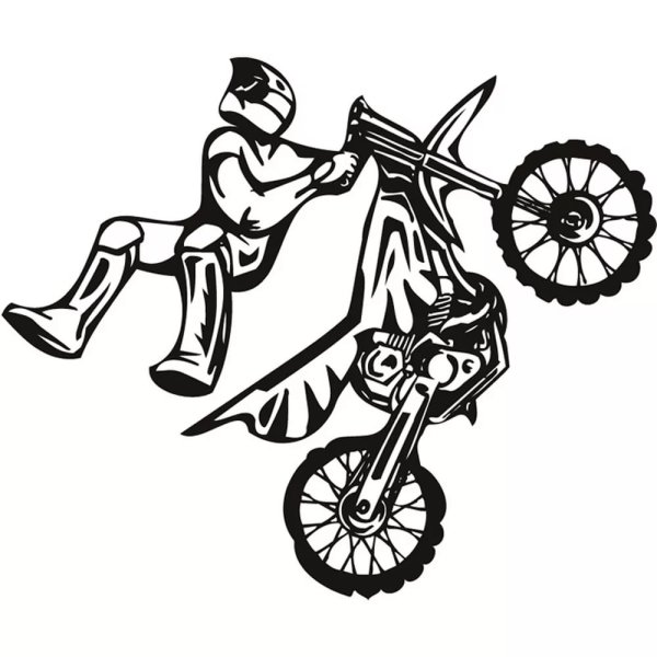 Мотоцикл Yamaha вектор