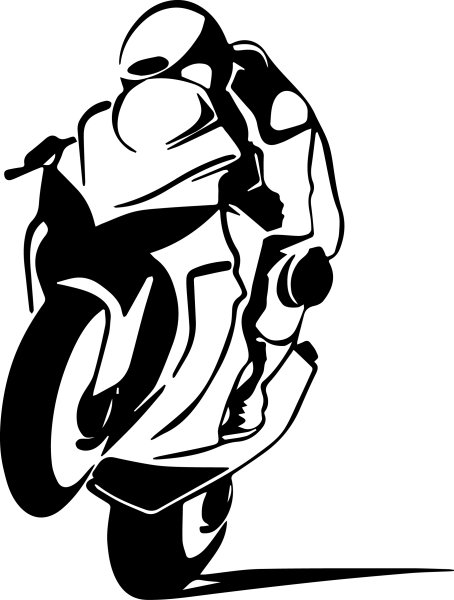 Принт мотокросс