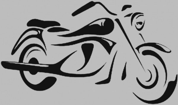 Мотоцикл для срисовки