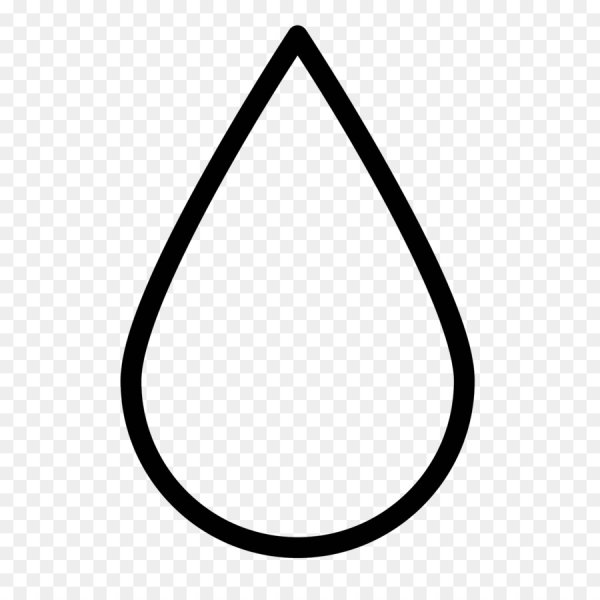 Капля контур