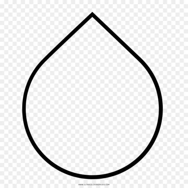 Форма капли для вырезания