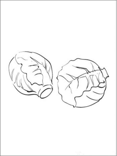 Раскраска. Овощи.