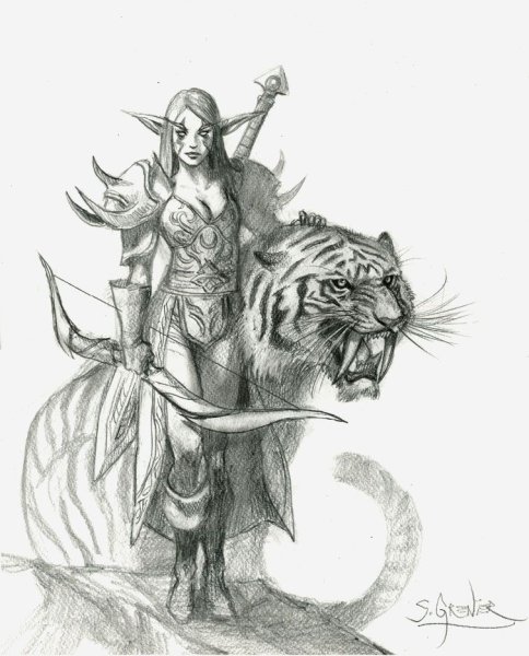 Варкрафт рисунки для срисовки