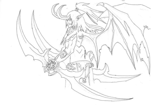 Раскраска wow