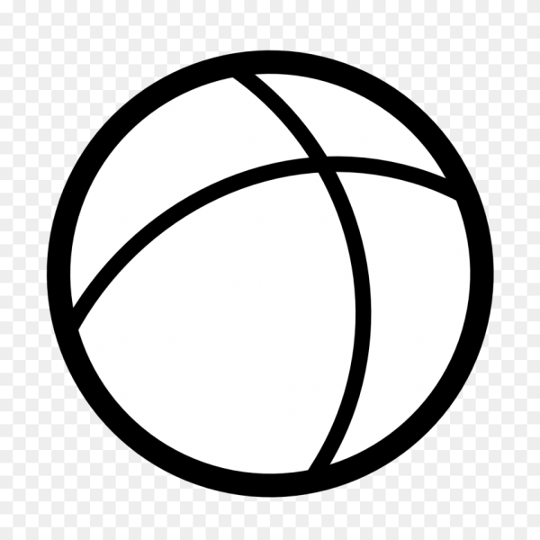 Мячик раскраска для детей