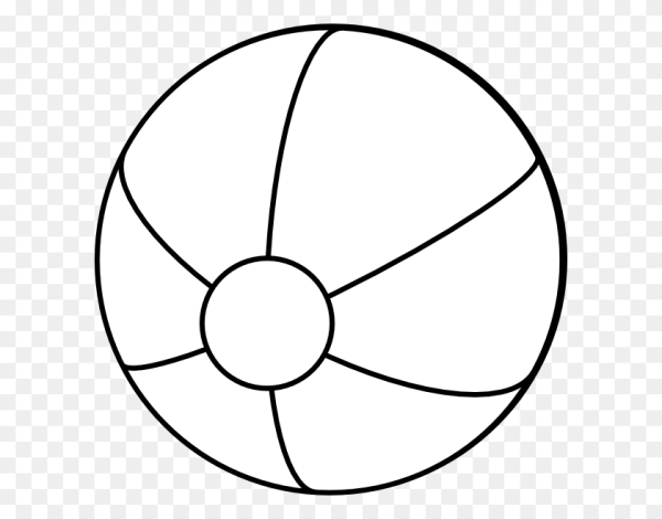 Мяч раскраска для детей
