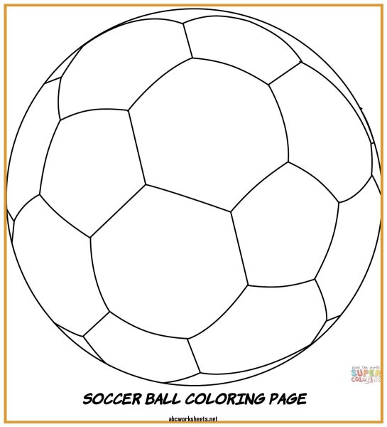 Трафарет мячик для рисования