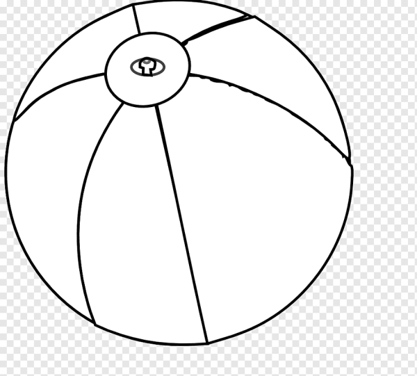 Мяч раскраска