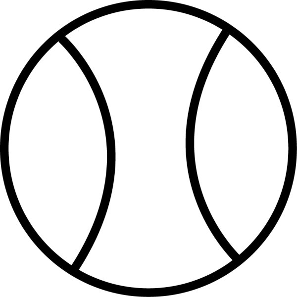 Мячик трафарет