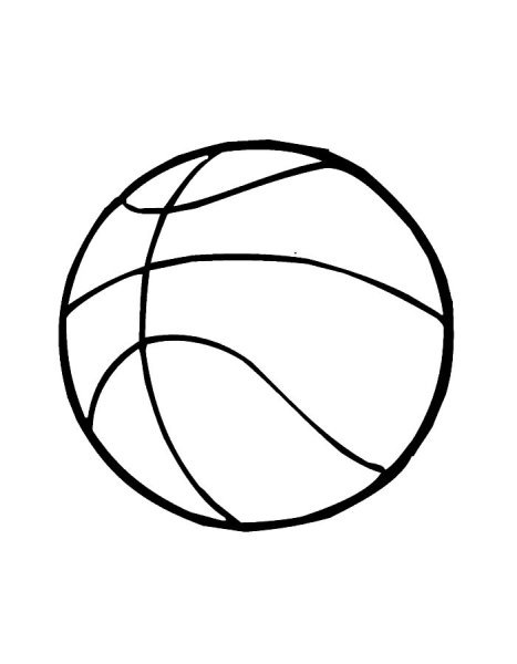 Мячик раскраска для детей
