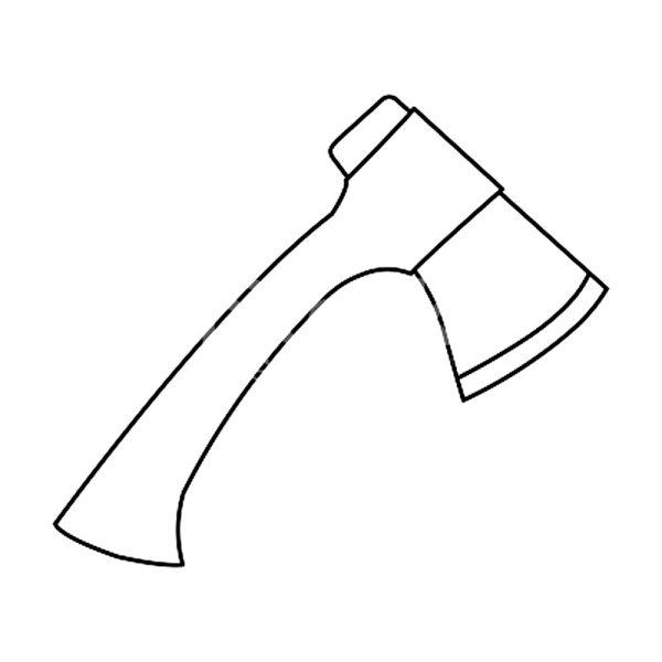 Топор силуэт