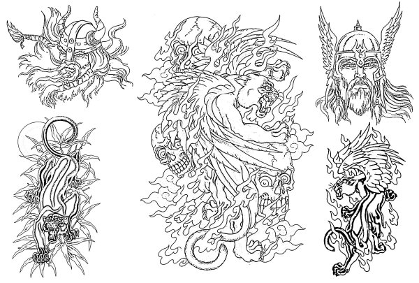 Японский дракон демон