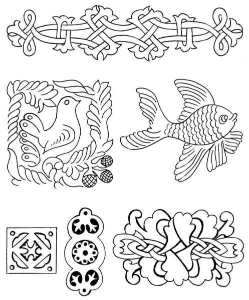 Орнамент для резьбы