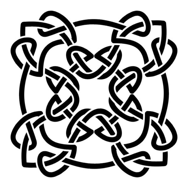 Кельтские руны в орнаменте