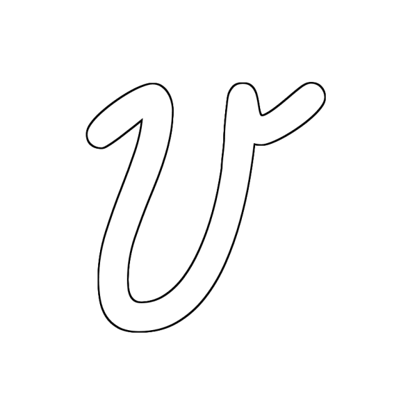 Контурные буквы