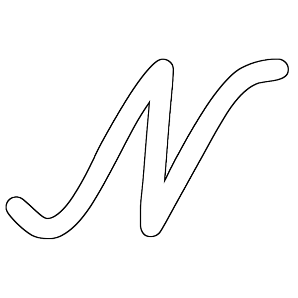 Очертания букв