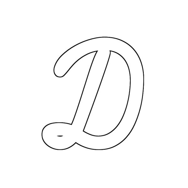 Буквы для раскрашивания