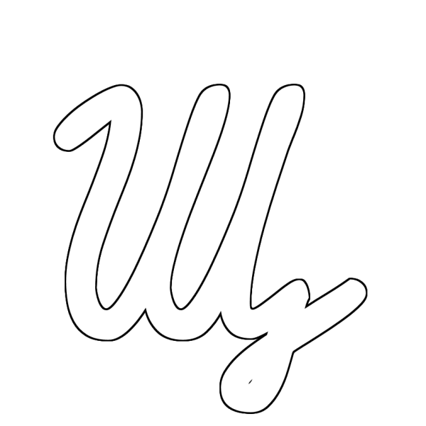 Красивая буква ч заглавная