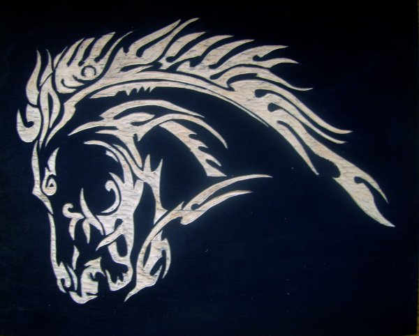 Контурная резьба по древесине