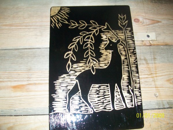 Контурная резьба по древесине