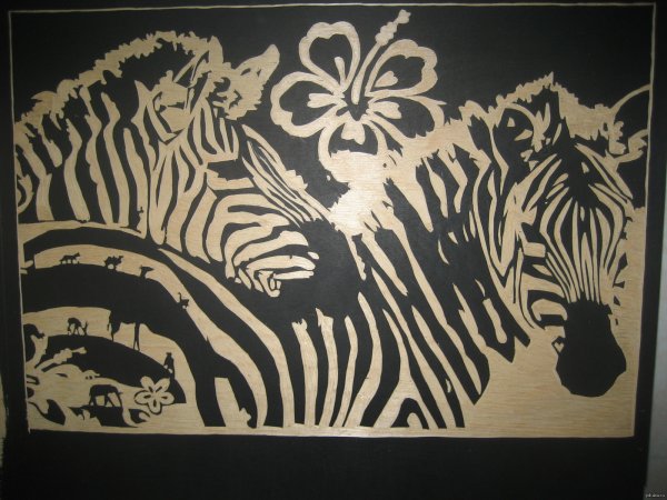 Контурная резьба по дереву