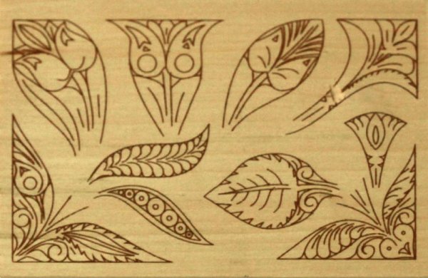 Контурная резьба по дереву