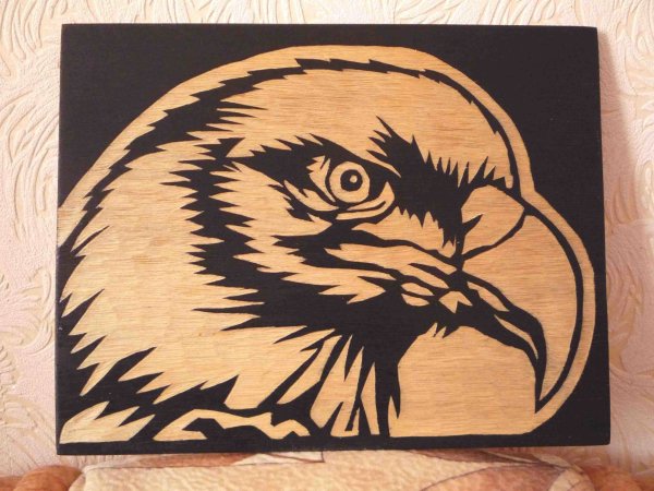 Техника контурной резьбы по дереву