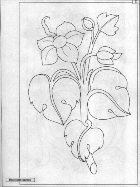 Узоры для вышивки гладью