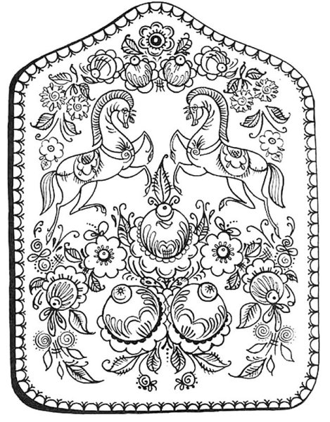 Контур разделочной доски