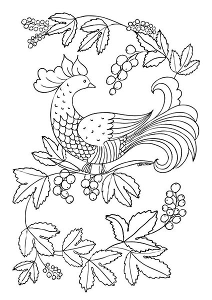 Роспись по дереву эскизы