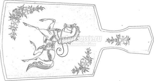 Контурное Выжигание по дереву