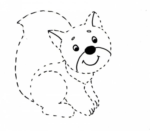 Контуры для рисования для детей