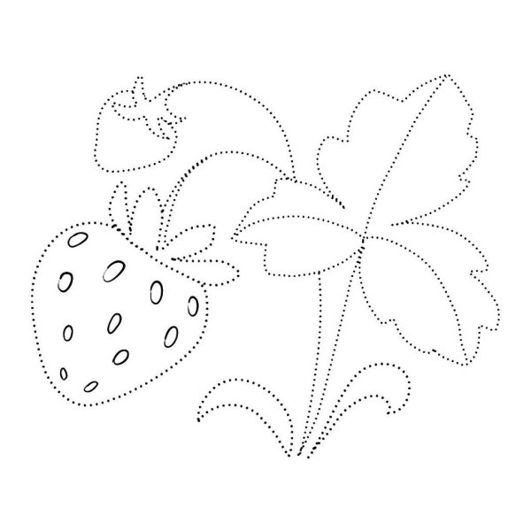 Рисование по контуру для детей