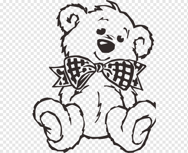 Плюшевый медведь рисунок