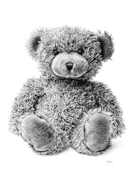 Плюшевый Медвежонок раскраска
