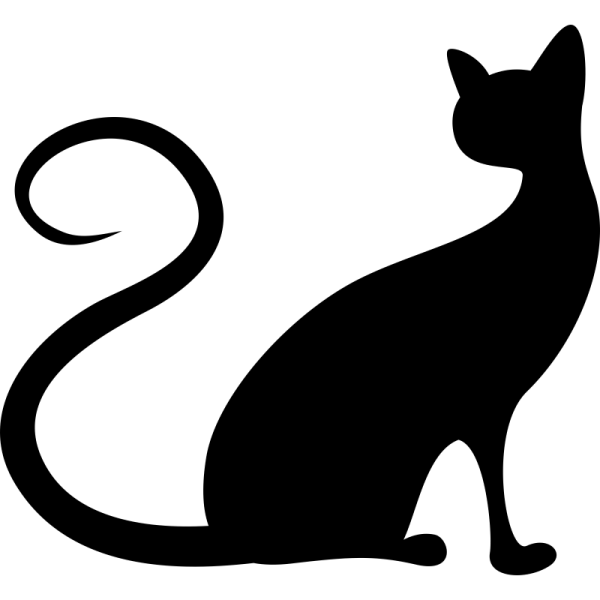 Силуэт кота