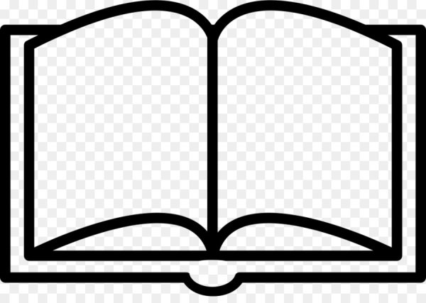 Контурное изображение книги