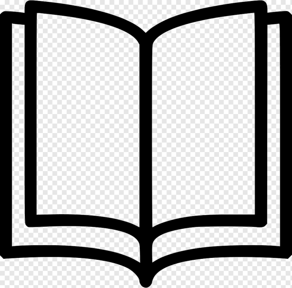 Открытая книга значок