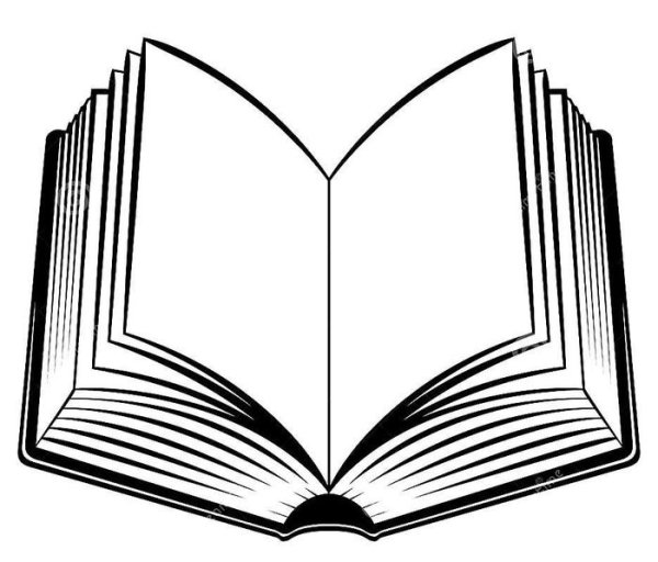 Книжка черно белая