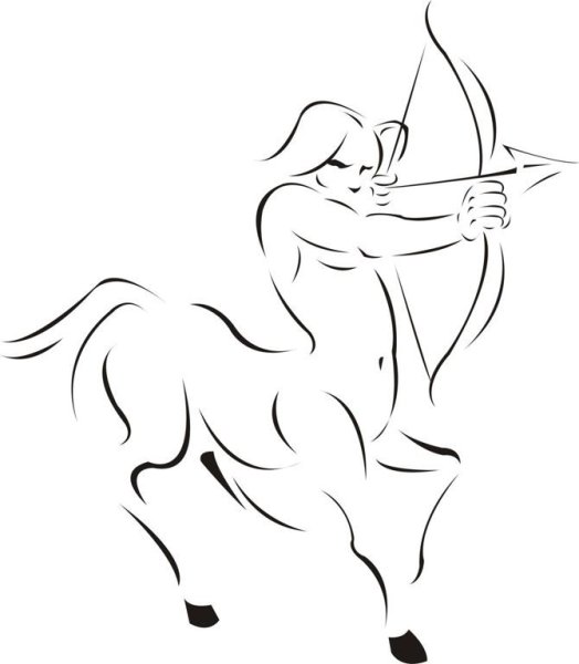 Стрелец эскиз