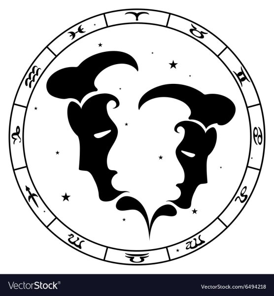 Трафарет близнецов