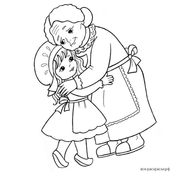 Сказки Шарля Перро раскраски