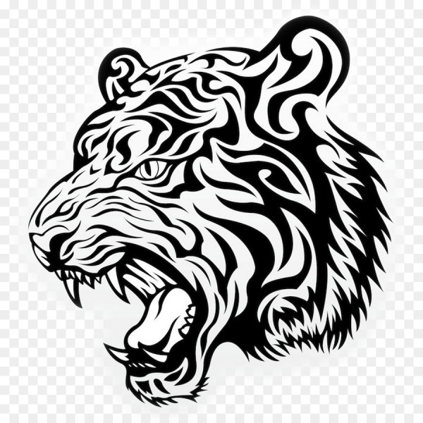 Трайбл голова тигра