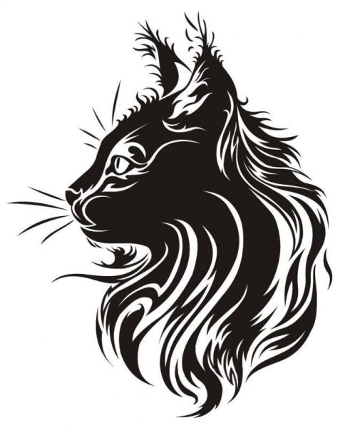 Трафареты для тату животные