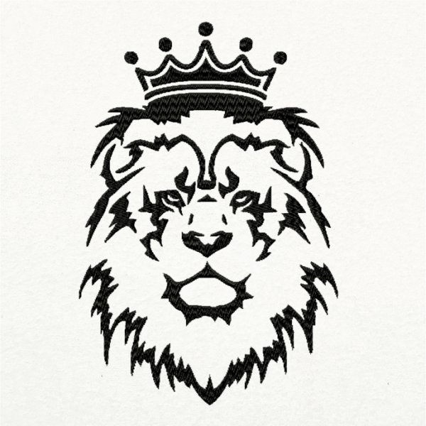 Векторный Лев с короной
