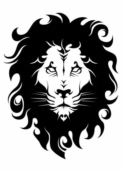 Стилизованное изображение Льва
