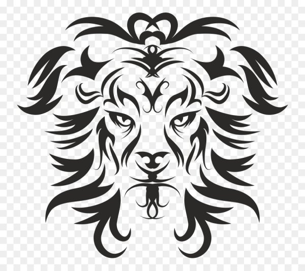Стилизованная морда Льва