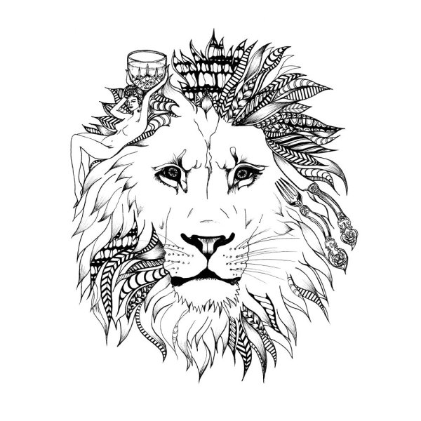 Маленький эскиз Льва