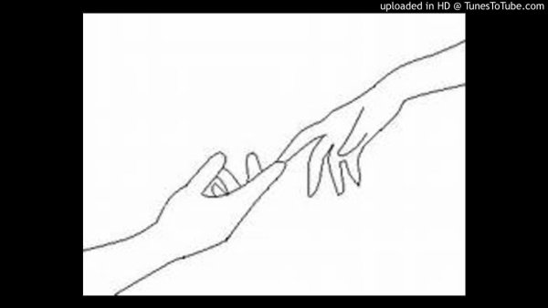 Рука в руке контур